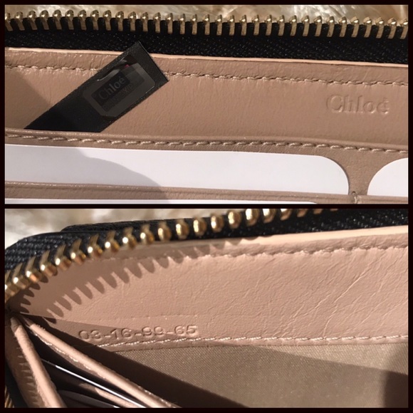 ❌Sold❌ Chloe Drew Zipped Wallet in Black - Picture 7 of 8